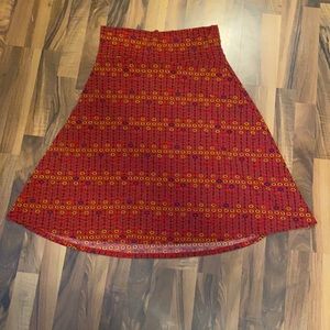 LuLaRoe large Azurs skirt.